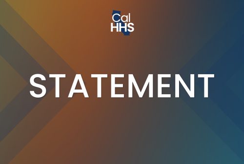 CalHHS Statement